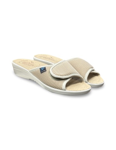 Fly Flot T4 413 FE ciabatte donna in tessuto beige