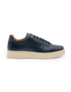 Exton 831 sneakers uomo in pelle blu 2