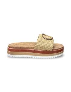Jeep Grace Raffia JL61680A sandali donna in rafia intrecciato beige