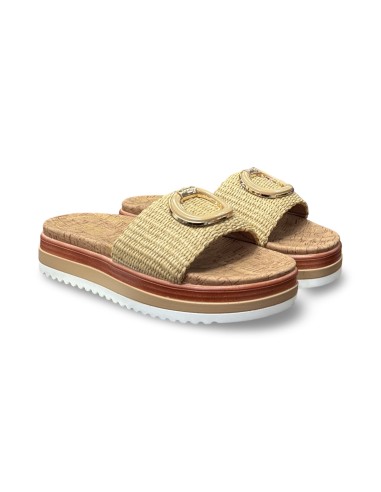 Jeep Grace Raffia JL61680A sandali donna in rafia intrecciato beige
