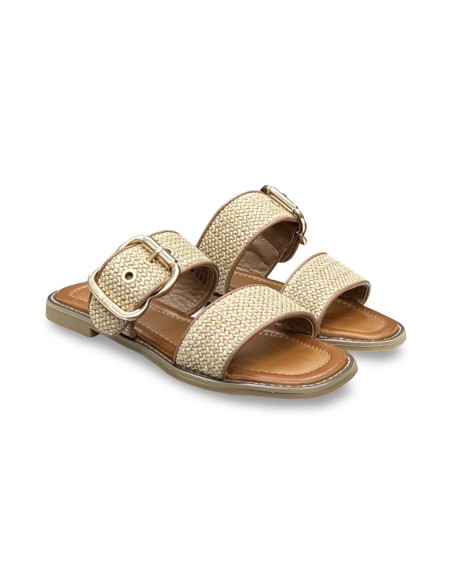 Jeep Biloxi JL61570A sandali donna in rafia beige