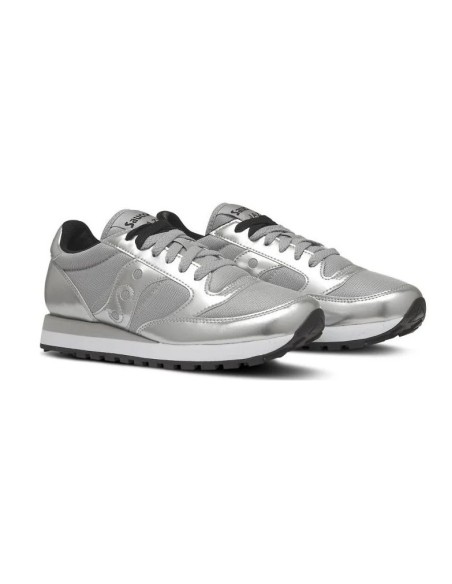 Saucony Jazz Original S1044-461 sneakers donna in pelle argento