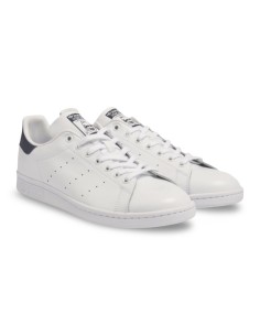 Adidas Stan Smith M20325 sneakers uomo in pelle bianco/blu