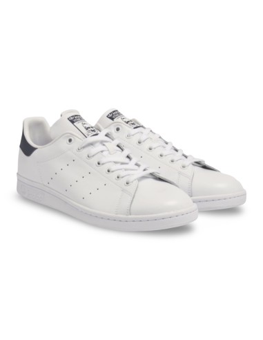 Adidas Stan Smith M20325 sneakers uomo in pelle bianco/blu