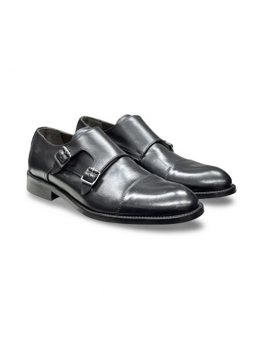 Exton 1378 scarpe uomo in pelle di vitello nero