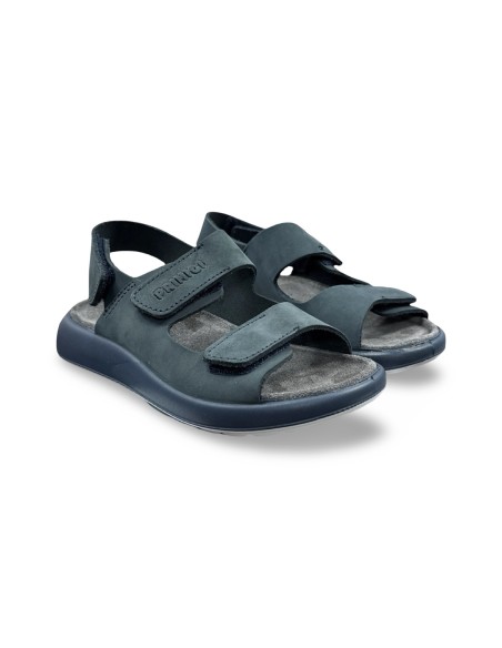Primigi 7898722 sandali bambino in pelle nabuk blu
