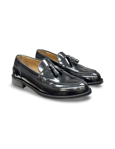 Exton 104 mocassino uomo in abrasivato nero