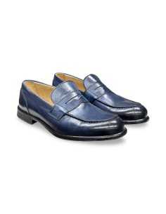 Exton 9918 mocassini uomo in pelle soft jeans