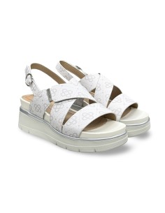 Impronte IL61572A sandali donna in pelle bianco