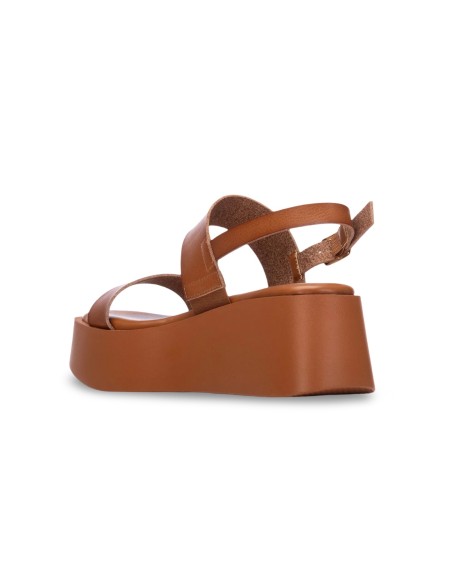 Refresh 175120 sandali donna in pelle color camel