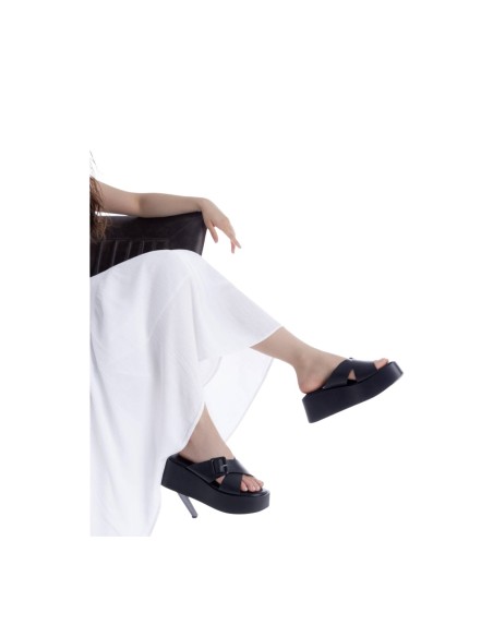 Refresh 175121 sandali donna in pelle nero