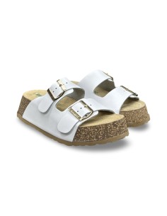 BioNatura A21 THESIS-I-BYBC sandali donna in pelle bianco