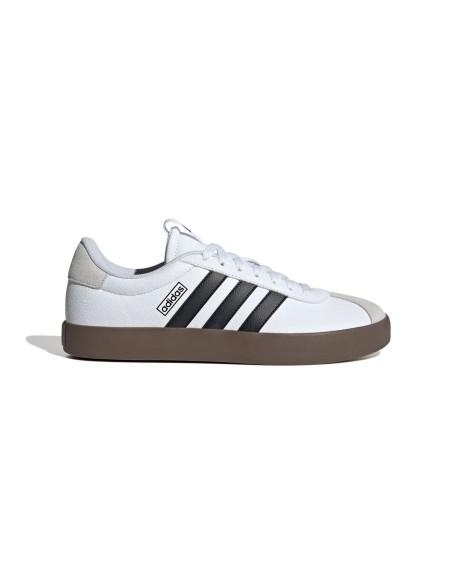 Adidas VL Court 3.0 ID6285 sneakers uomo in pelle/camoscio bianco/nero