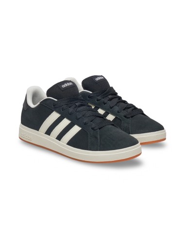 Adidas Grand Court 00s K JH6178 sneakers da ragazzo/a in camoscio nero/bianco
