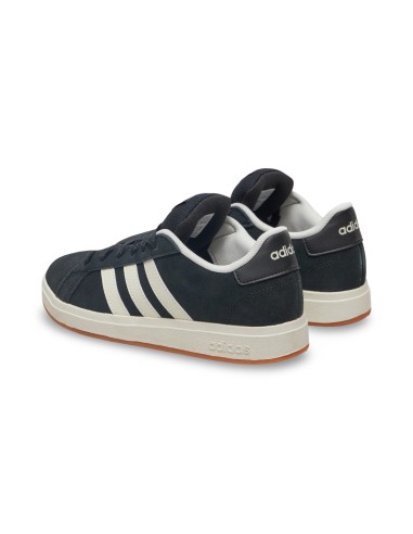 Adidas Grand Court 00s K JH6178 sneakers da ragazzo/a in camoscio nero/bianco