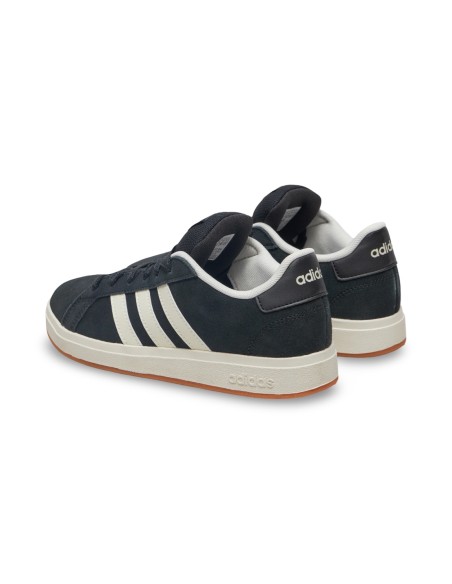 Adidas Grand Court 00s K JH6178 sneakers da ragazzo/a in camoscio nero/bianco