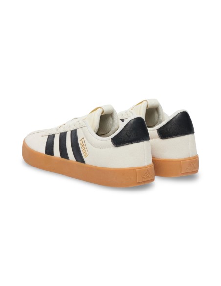 Adidas VL Court 3.0 KI6728 sneakers da ragazzo/a in camoscio beige/nero