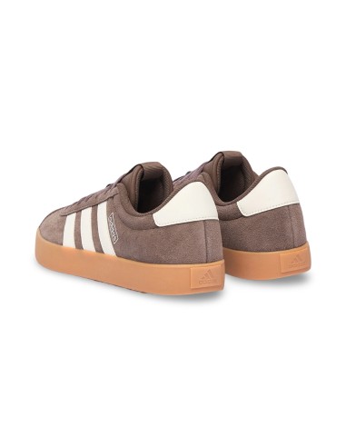 Adidas VL Court 3.0 JI1247 sneakers da ragazzo/a in camoscio marrone/bianco