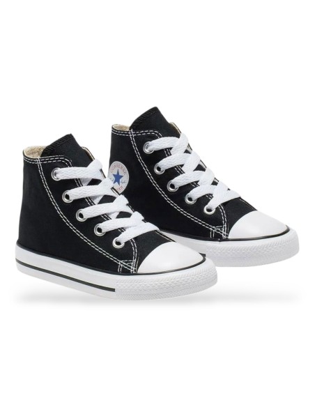 Converse Chuck Taylor All Star Kids 7J231C sneakers bambino in tela nero
