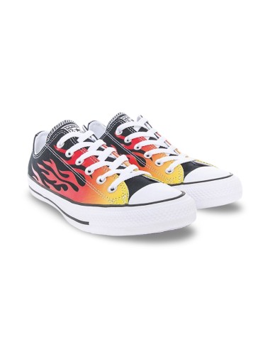 Converse Ctas All Star Archive Print LOW 166259C sneakers unisex in tela nero