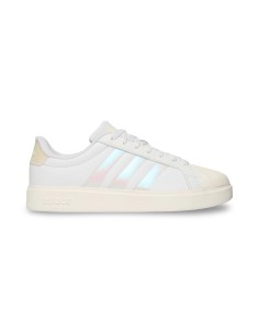Adidas Streettalk J JQ1805 sneakers donna in pelle bianco/olografico