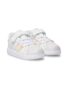 Adidas Streettalk EL I JQ1809 sneakers bambina in pelle bianco