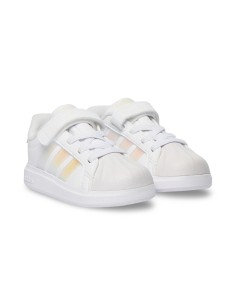 Adidas Streettalk EL C JQ1807 sneakers bambina in pelle bianco