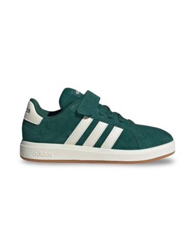 Adidas Grand Court 00s EL C JP5898 sneakers bambino in camoscio verde/bianco