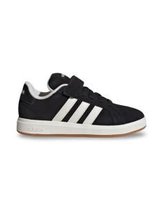 Adidas Grand Court 00s EL C JP5896 sneakers bambino in camoscio nero/bianco