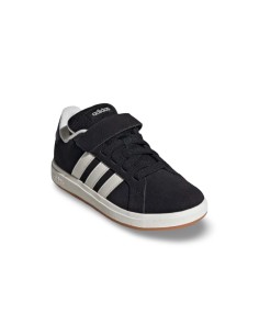 Adidas Grand Court 00s EL C JP5896 sneakers bambino in camoscio nero/bianco 2