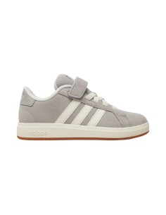 Adidas Grand Court 00s EL C JP5897 sneakers bambino in camoscio grigio/bianco