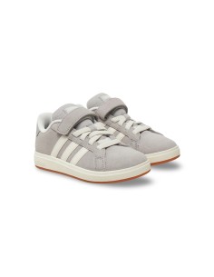 Adidas Grand Court 00s EL C JP5897 sneakers bambino in camoscio grigio/bianco 2