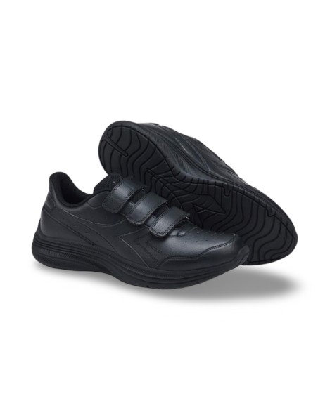 Diadora Eagle 8 SL V sneakers uomo in pelle nero