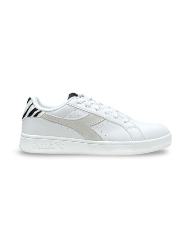 Diadora Wing animalier 183796 20006 sneakers donna in pelle bianco