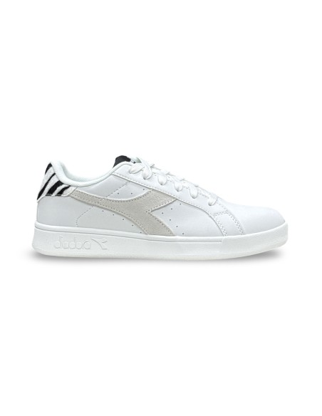 Diadora Wing animalier 183796 20006 sneakers donna in pelle bianco