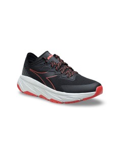 Diadora Condor 183762 C9792 sneakers uomo in tessuto rosso/nero 2