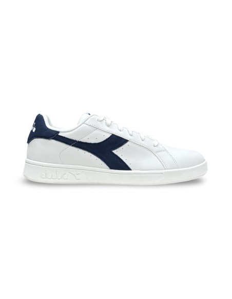 Diadora Wing 183795 C2433 sneakers uomo in pelle bianco/blu