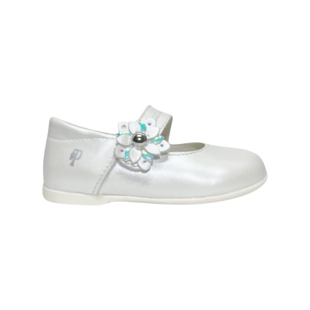 Primigi 5908811 ballerine bambina in pelle bianco perla