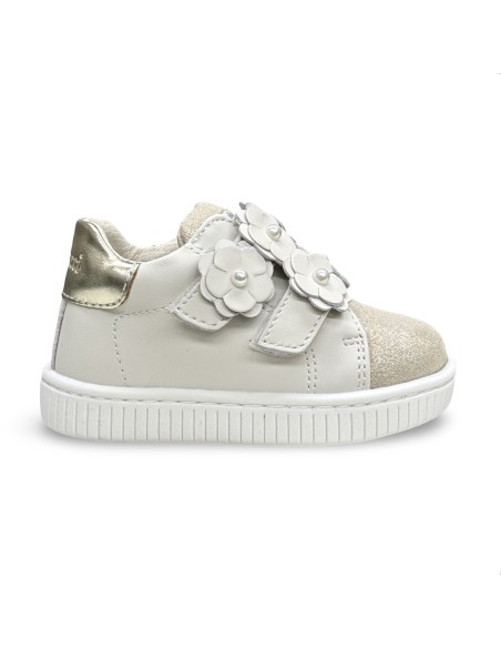 Balducci MSPORT4906 sneakers bambina in camoscio beige