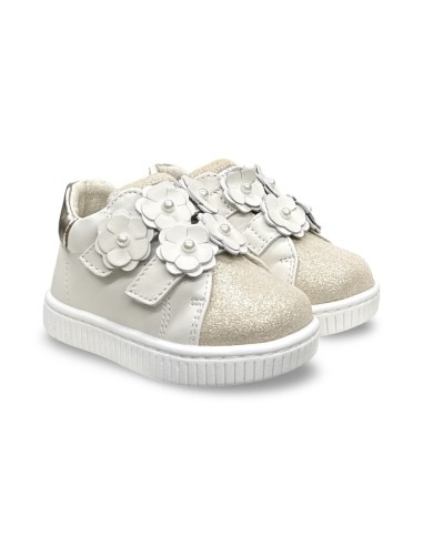Balducci MSPORT4906 sneakers bambina in camoscio beige