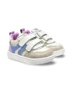 Balducci MSPORT4909 sneakers bambina in pelle beige 2