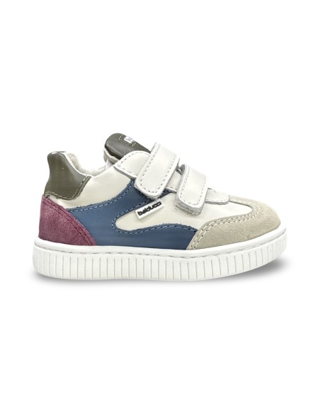 Balducci MSPORT4901 sneakers bambino in pelle bianco