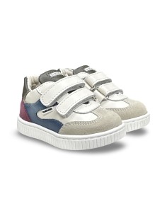 Balducci MSPORT4901 sneakers bambino in pelle bianco 2