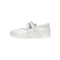 Primigi 5908811 ballerine bambina in pelle bianco perla 2