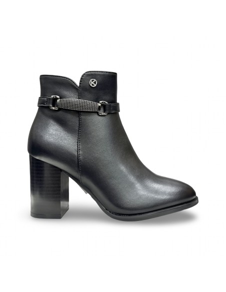 Keys K-13150 stivaletti donna in pelle nero