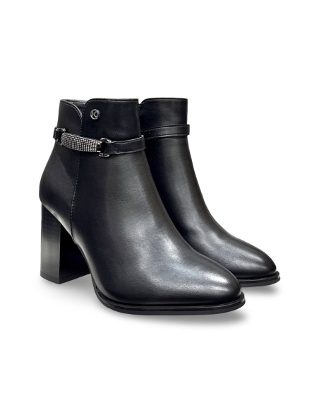 Keys K-13150 stivaletti donna in pelle nero