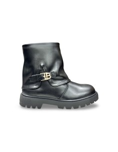 Laura Biagiotti Kids 10080 stivaletti bambina in pelle nero