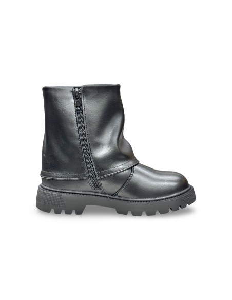 Laura Biagiotti Kids 10080 stivaletti bambina in pelle nero