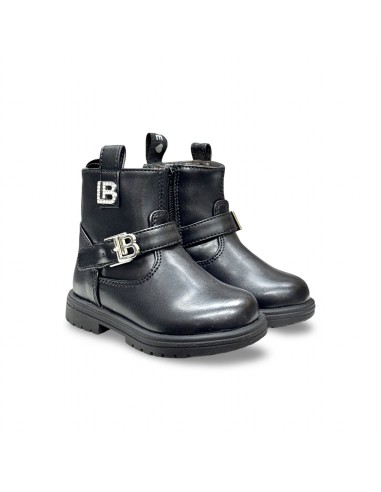 Laura Biagiotti 10121 stivaletti bambina in pelle nero