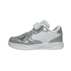 Primigi 5945511 sneakers bambina in similpelle bianco silver 2